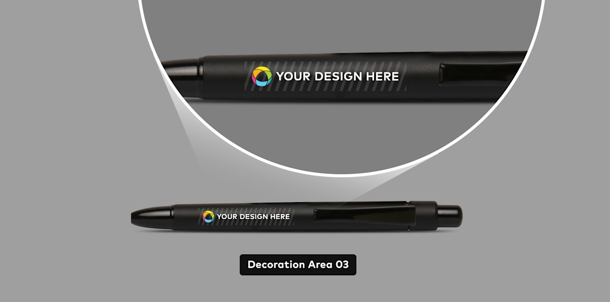 Japan Full Black Ballpoint Pens VistaPrint